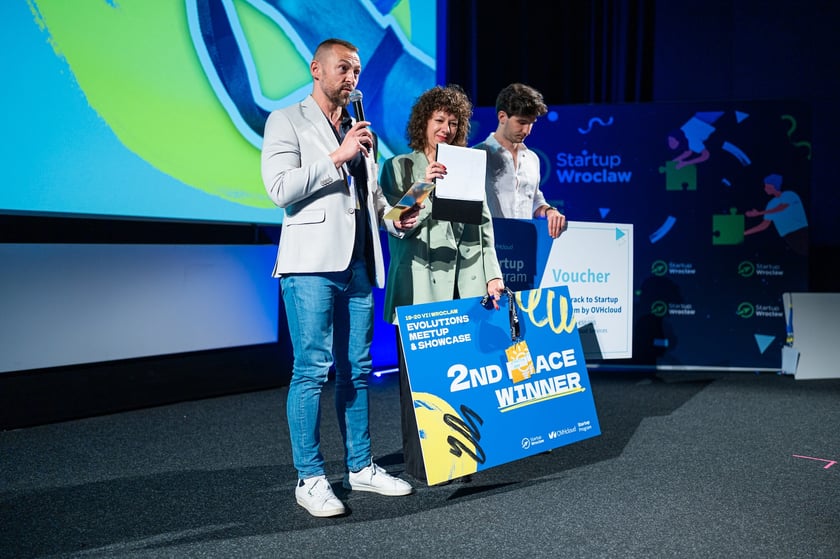 Uczestnicy konkursu startupowego Evolutions: Meetup & Showcase.